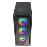 Datoru korpuss Azza Forest RGB Black (CSAZ 370)