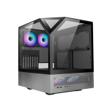 Datoru korpuss Azza Sanctum Cube RGB Black (CSAZ-810)