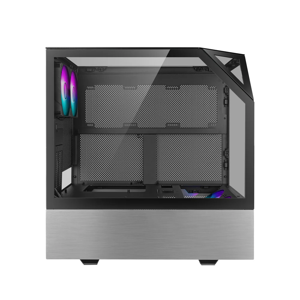 Datoru korpuss Azza Sanctum Cube RGB Black (CSAZ-810) - foto 4