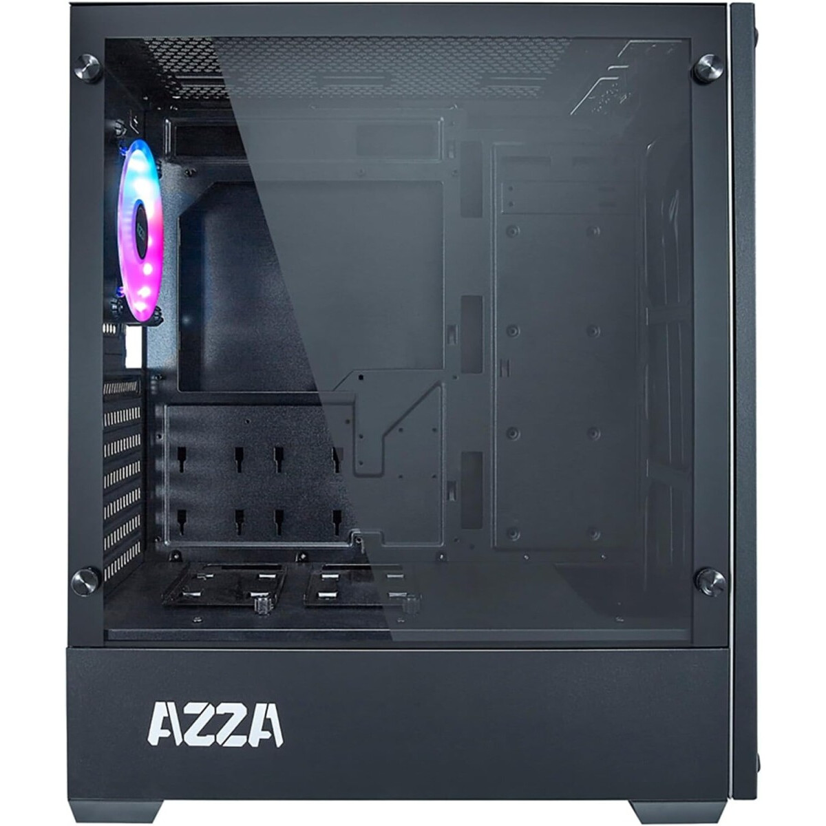 Datoru korpuss Azza Apollo RGB Black (CSAZ-430B-DF2) - foto 2