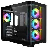 Datoru korpuss iTek Dark Cave Curved black (ITGCADCCB)