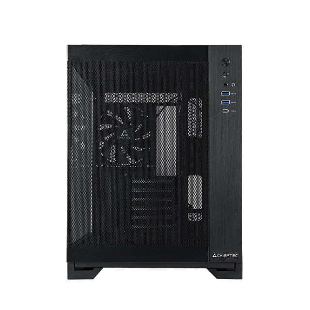 Datoru korpuss Chieftec Visio Air Black (GM-30B-M-OP) - foto 2