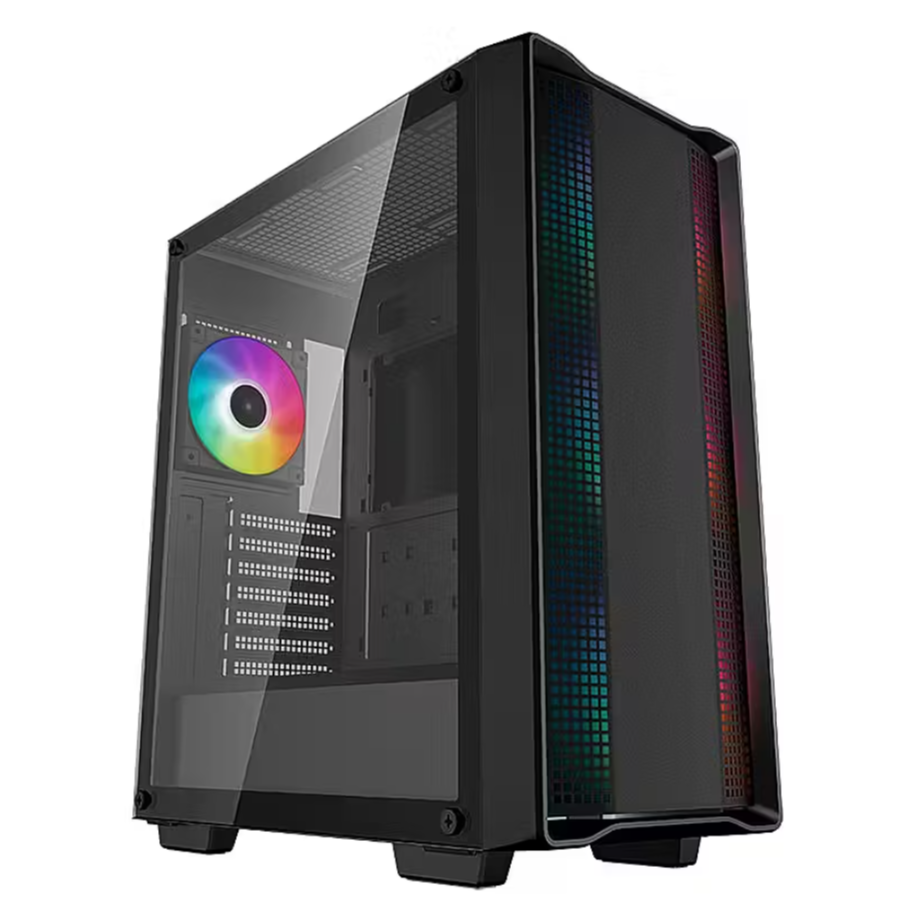 Datoru korpuss DeepCool CC560 ARGB V2 Midi Tower Black (R-CC560-BKTAA4-G-2)