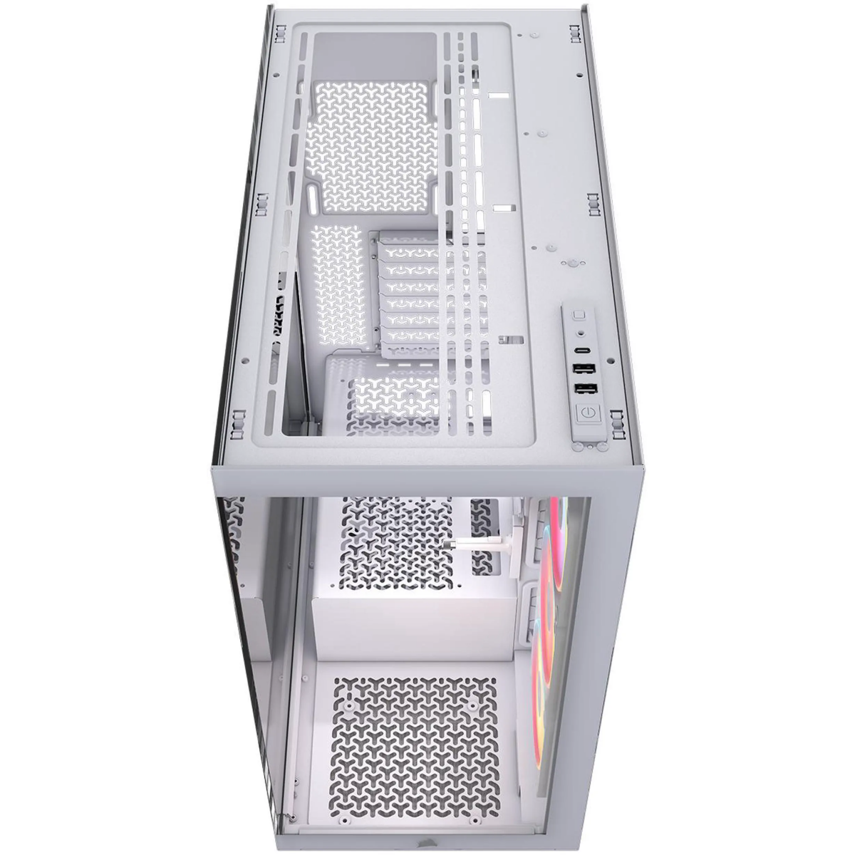 Datoru korpuss Corsair 3500X LX-R iCue Link RGB White (CC-9011322-WW) - foto 2