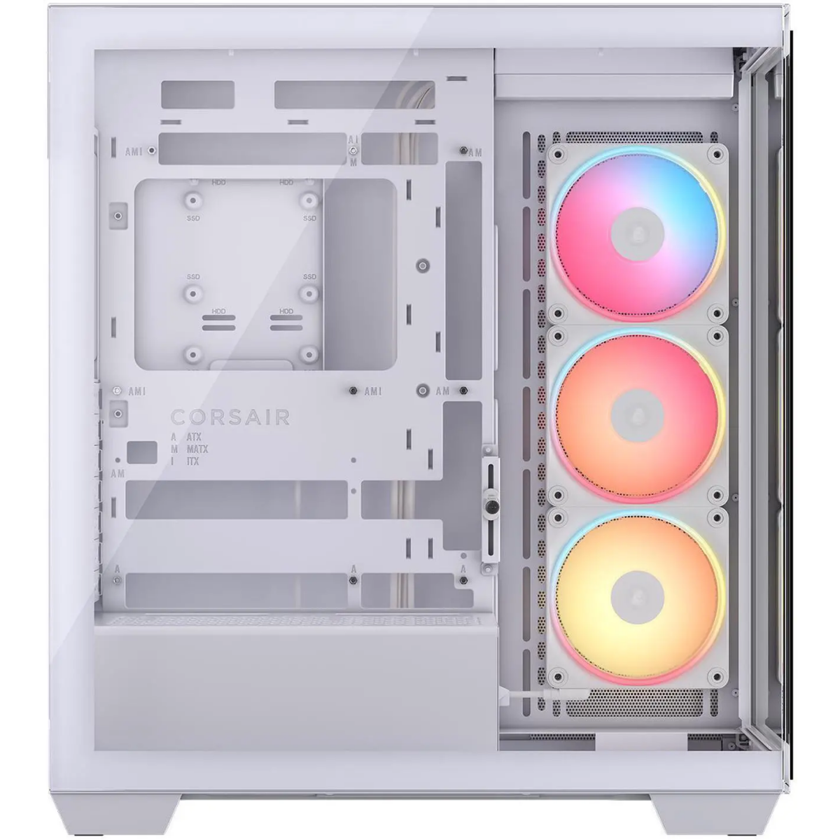 Datoru korpuss Corsair 3500X LX-R iCue Link RGB White (CC-9011322-WW) - foto 4