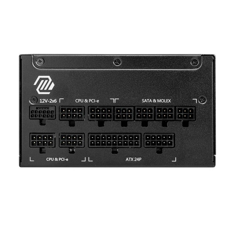 Barošanas bloks MSI Mag A1000GL PCIe5 1000W Black (306-7ZP9B11-CE0) - foto 3