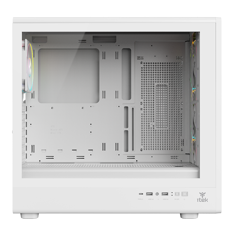 Datoru korpuss iTek Meshcore 36W ARGB White (ITGCAMC36W) - foto 2