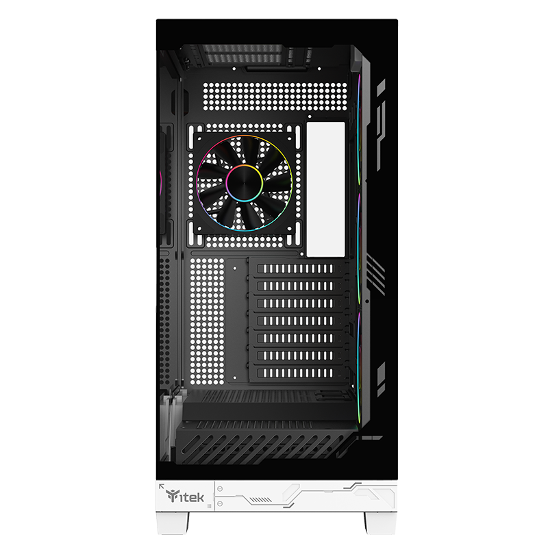 Datoru korpuss iTek Nebralux 01 ARGB Black/White (ITGCANL01) -  TGCANL01 - foto 3