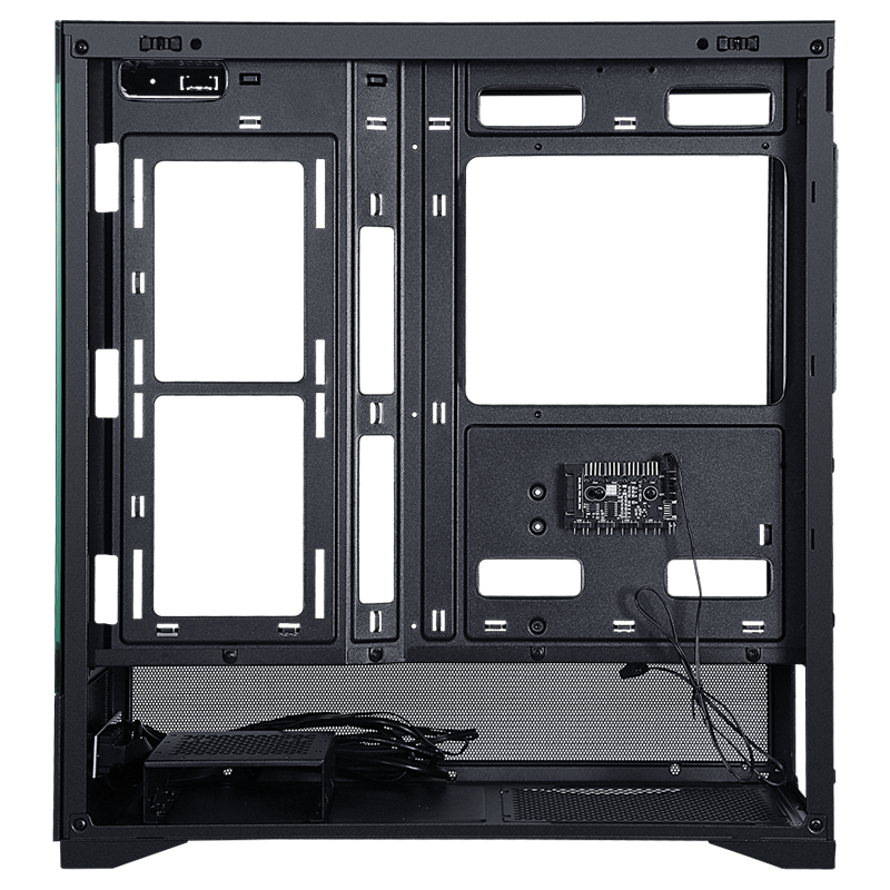 Datoru korpuss iTek Showbui 37B ARGB Black (ITGCASB37B) - foto 2