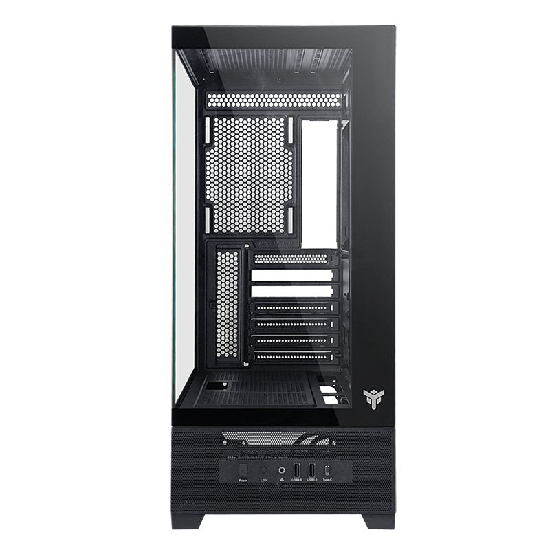 Datoru korpuss iTek Showbui 37B ARGB Black (ITGCASB37B) - foto 4