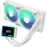 Procesoru dzesētājs ASRock Challenger 240 Digital White (90-ACLA24-WAAGA6)