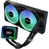 Procesoru dzesētājs ASRock Challenger 240 Digital Black (90-ACLA24-BAAGA6)