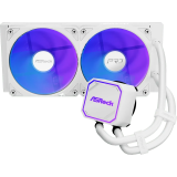Procesoru dzesētājs ASRock Pro 240 ARGB White (90-APRA24-WAAGA6)