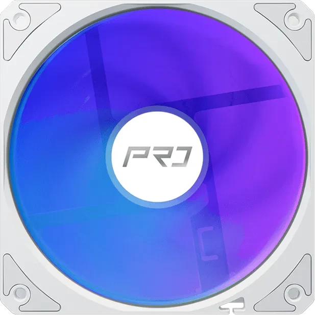 Procesoru dzesētājs ASRock Pro 240 ARGB White (90-APRA24-WAAGA6) - foto 3