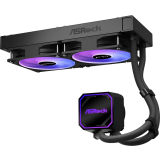 Procesoru dzesētājs ASRock Pro 240 ARGB Black (90-APRA24-BAAGA6)