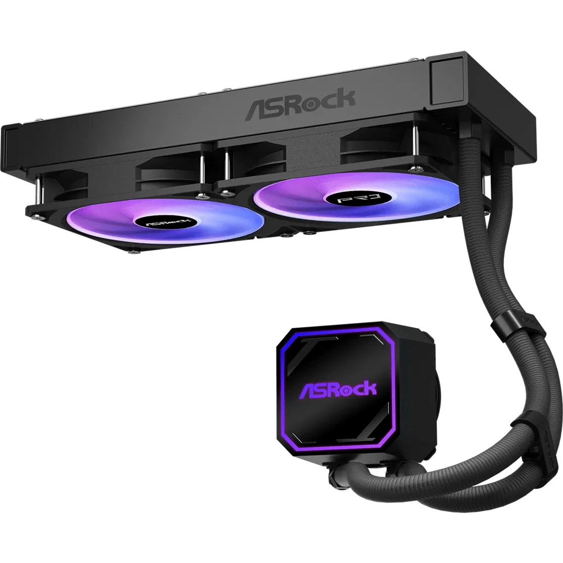 Procesoru dzesētājs ASRock Pro 240 ARGB Black (90-APRA24-BAAGA6) - foto 6