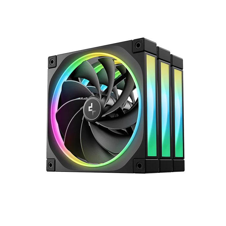 Korpusa dzesētājs DEEPCOOL FL14R 3IN1 Black (R-FL14R-BKAPN3-G)