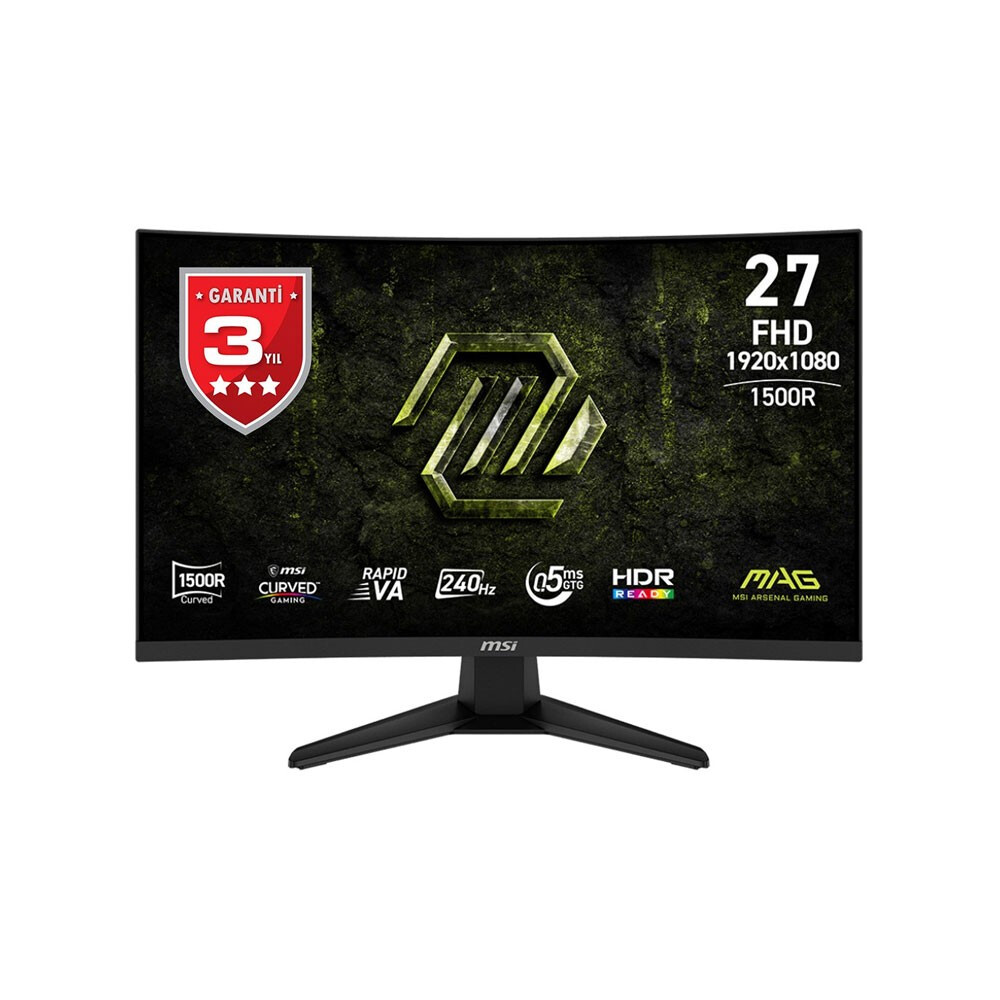 Monitors MSI MAG 275CF X24 Black