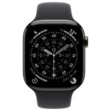 Smart watch Apple Watch Series 11 42mm Slate Titanium Case with Black Sport Band M/L (MF8T4ZR/A)