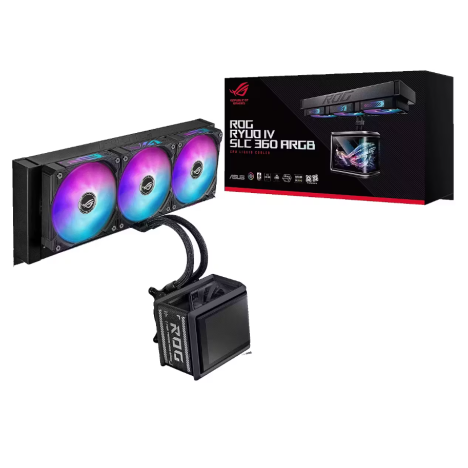 Procesoru dzesētājs ASUS ROG RYUO IV SLC 360 ARGB Black (90RC0151-B0EAY0) - foto 2