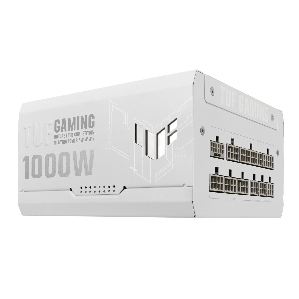 Barošanas bloks ASUS TUF Gaming 1000W Gold White Edition (90YE00S5-B0NA00) - foto 2