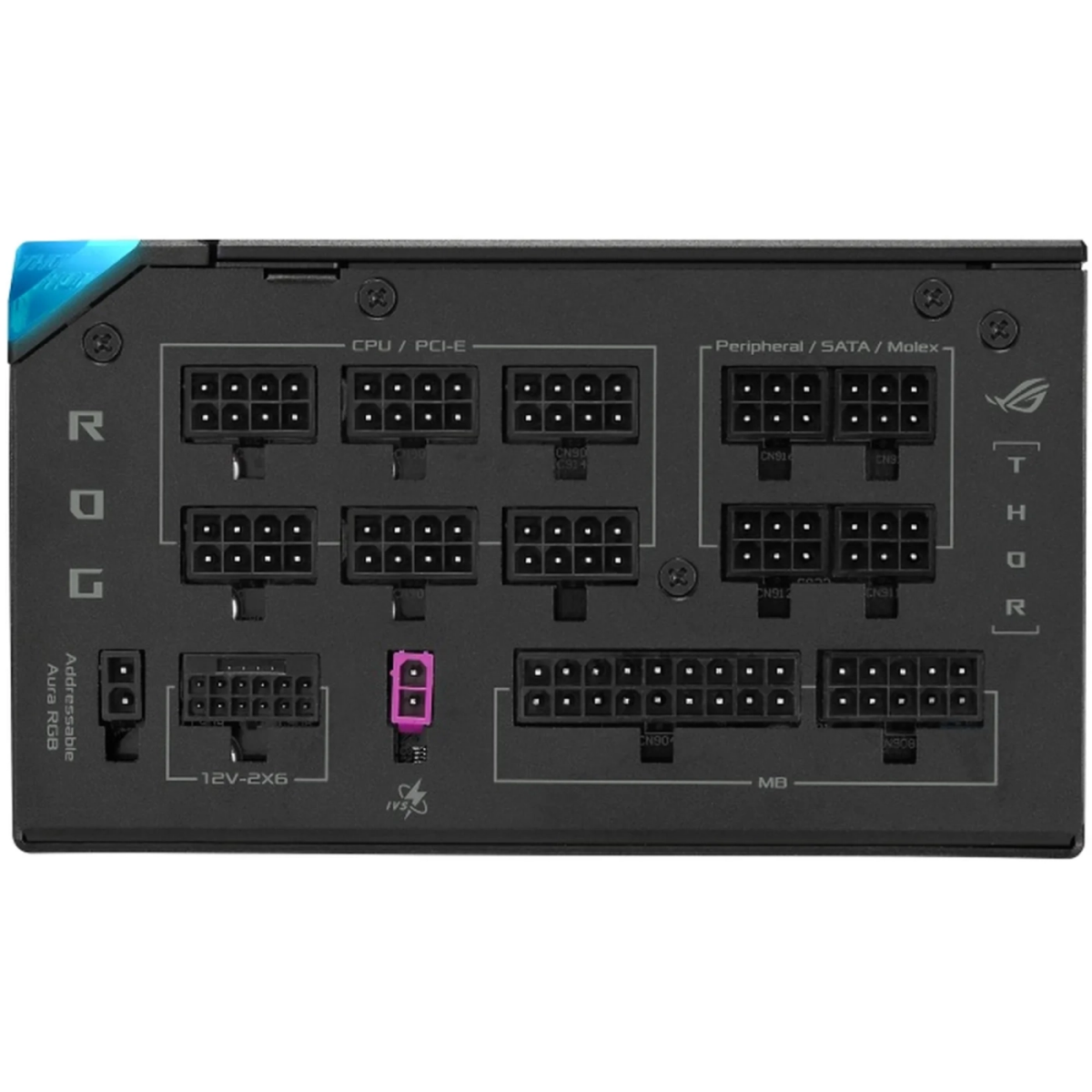 Barošanas bloks ASUS ROG THOR 1000P3 GAMING (90YE00V3-B0NA00) - foto 8