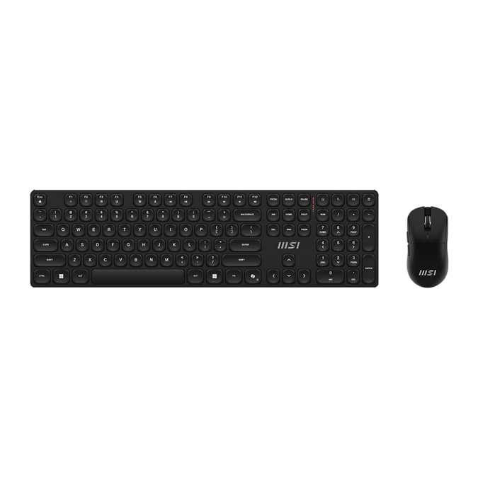 Tastatūra + pele MSI FORGE K210 Black - FORGE K210 W COMBO FR - foto 2