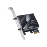 Tīkla karte MSI HERALD BE9400 Black (HERALD BE9400 WiFi 7)