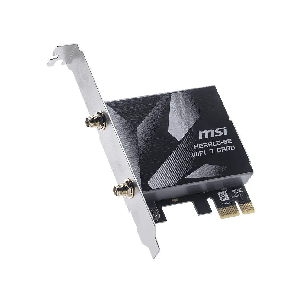 Tīkla karte MSI HERALD BE9400 Black - HERALD BE9400 WiFi 7 - foto 3