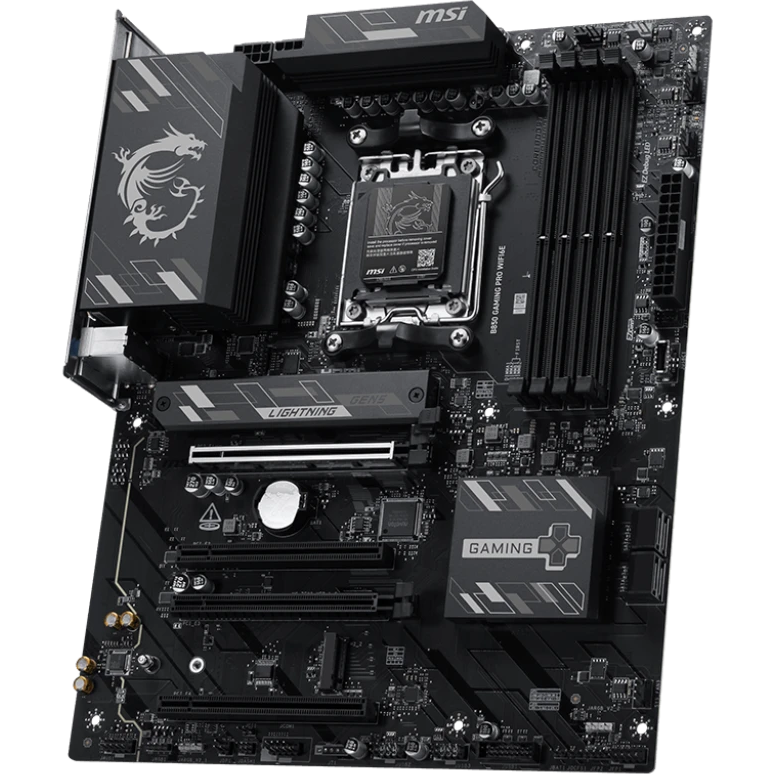 Pamatplate MSI B850 GAMING PRO Black - B850 GAMING PRO WIFI6E - foto 3