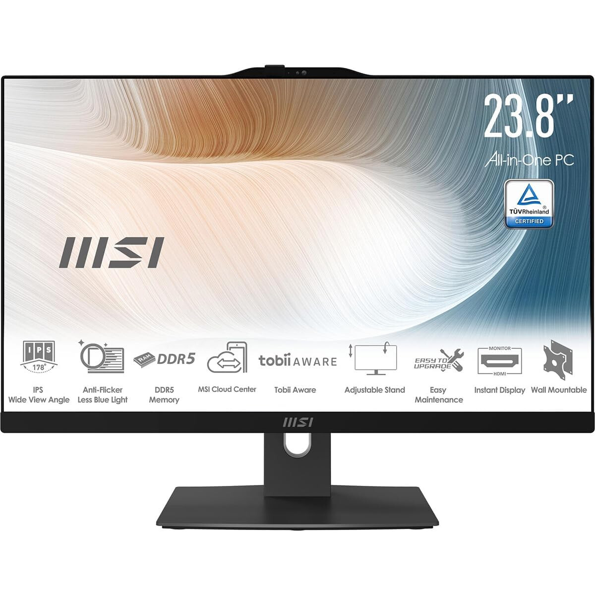 Personālais dators MSI Modern AM242TP 1M-1230EU Black