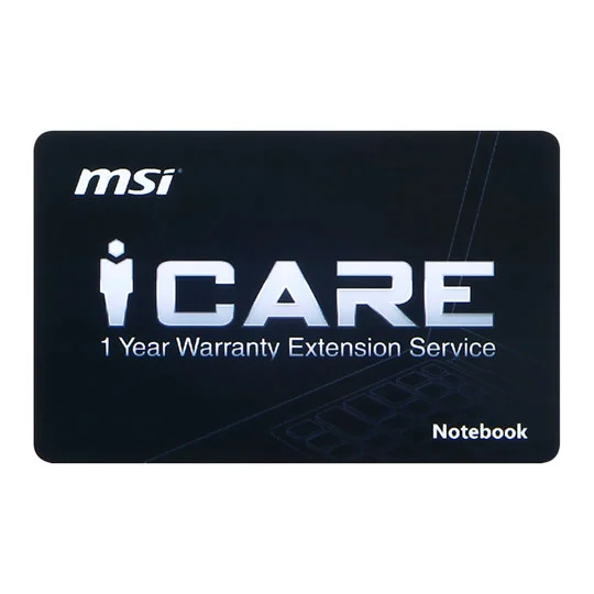 Piederums MSI EXTENSION WARRANTY 1 Year