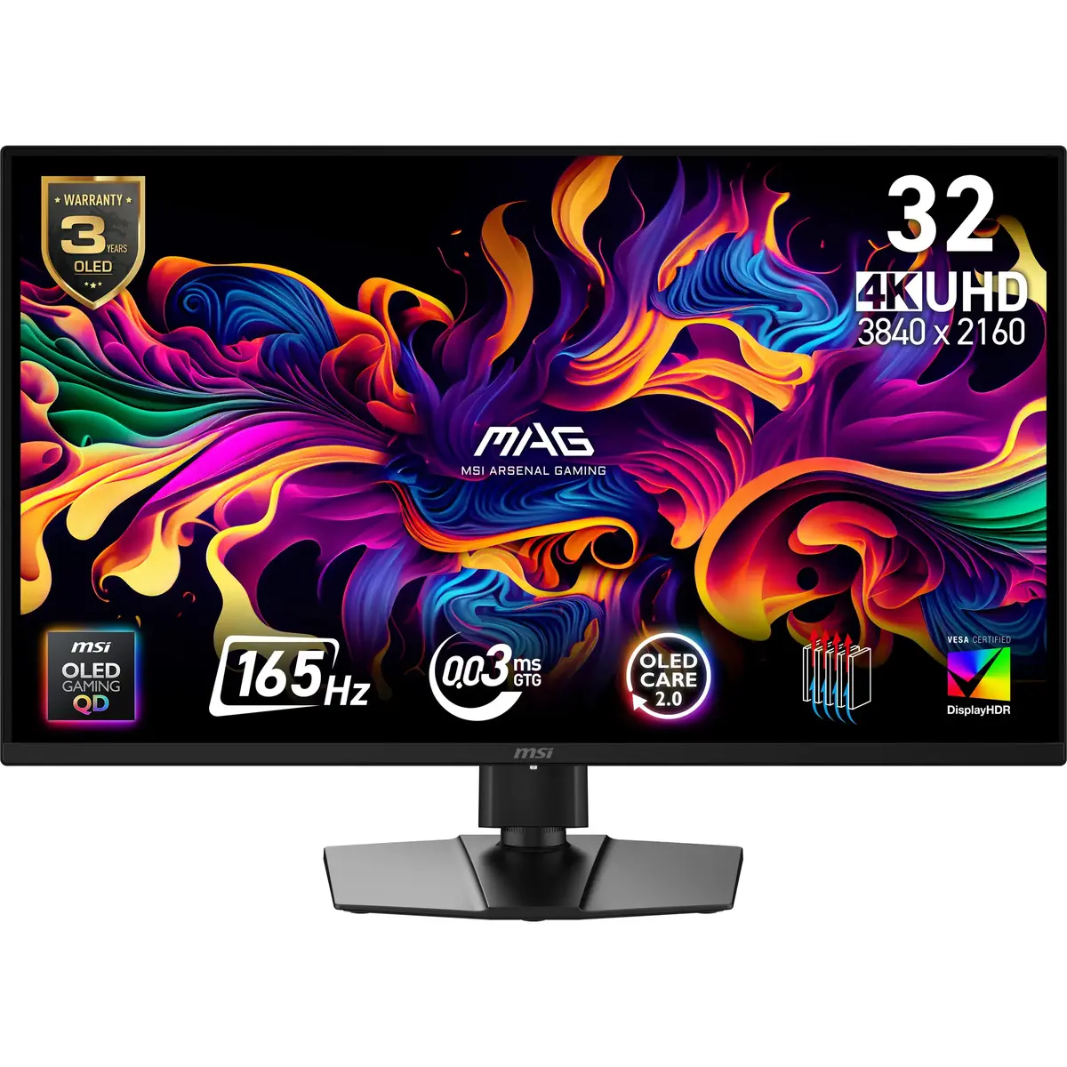 Monitors MSI MAG 322UP E16 Black - MAG 322UP QD-OLED E16