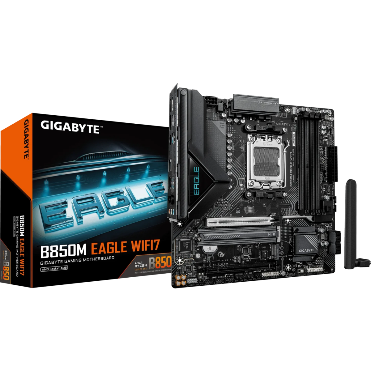 Pamatplate GIGABYTE B850 B850M EAGLE WIFI7 Black (B850M EAGLE WF7) - foto 2