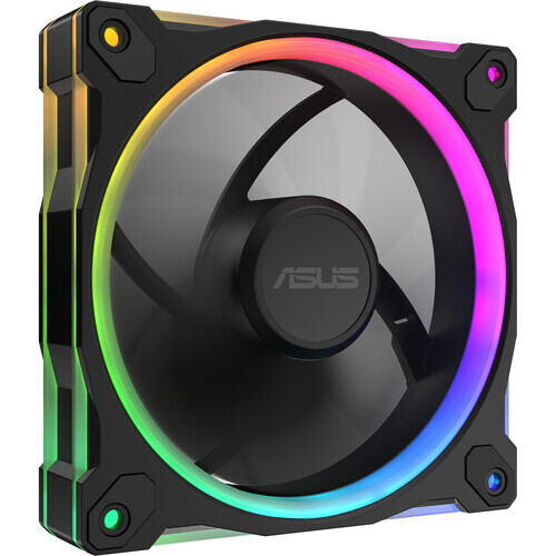 Korpusa dzesētājs ASUS Prime MR120 ARGB Reverse Black - PRIME MR120 FAN ARGB REVERSE BLK