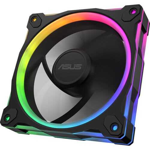 Korpusa dzesētājs ASUS Prime MR120 ARGB Reverse Black - PRIME MR120 FAN ARGB REVERSE BLK - foto 4