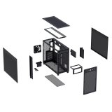 Datoru korpuss ASUS PRIME AP303 MESH BLACK