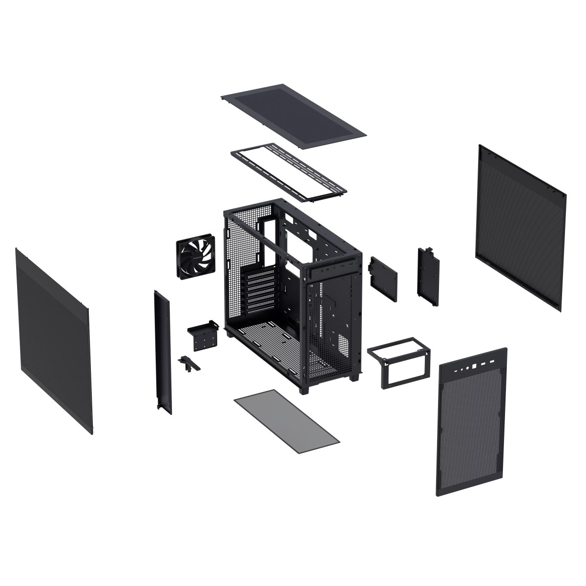 Datoru korpuss ASUS PRIME AP303 MESH BLACK - foto 6