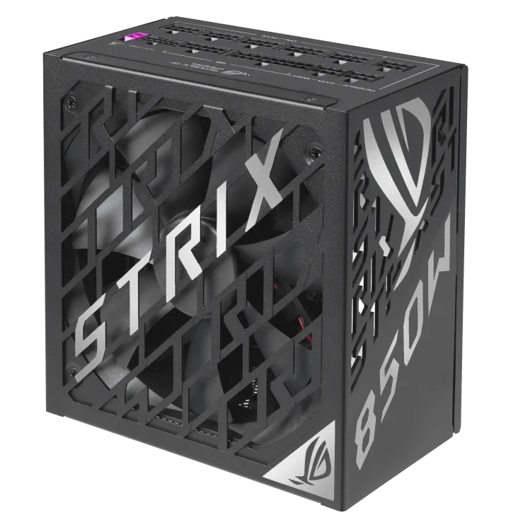 Barošanas bloks ASUS ROG STRIX 850W GAMING Platinum Black (90YE00W2-B0NA00) - foto 5