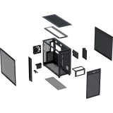 Datoru korpuss ASUS PRIME AP303 BLACK (90DC00V0-B39010)