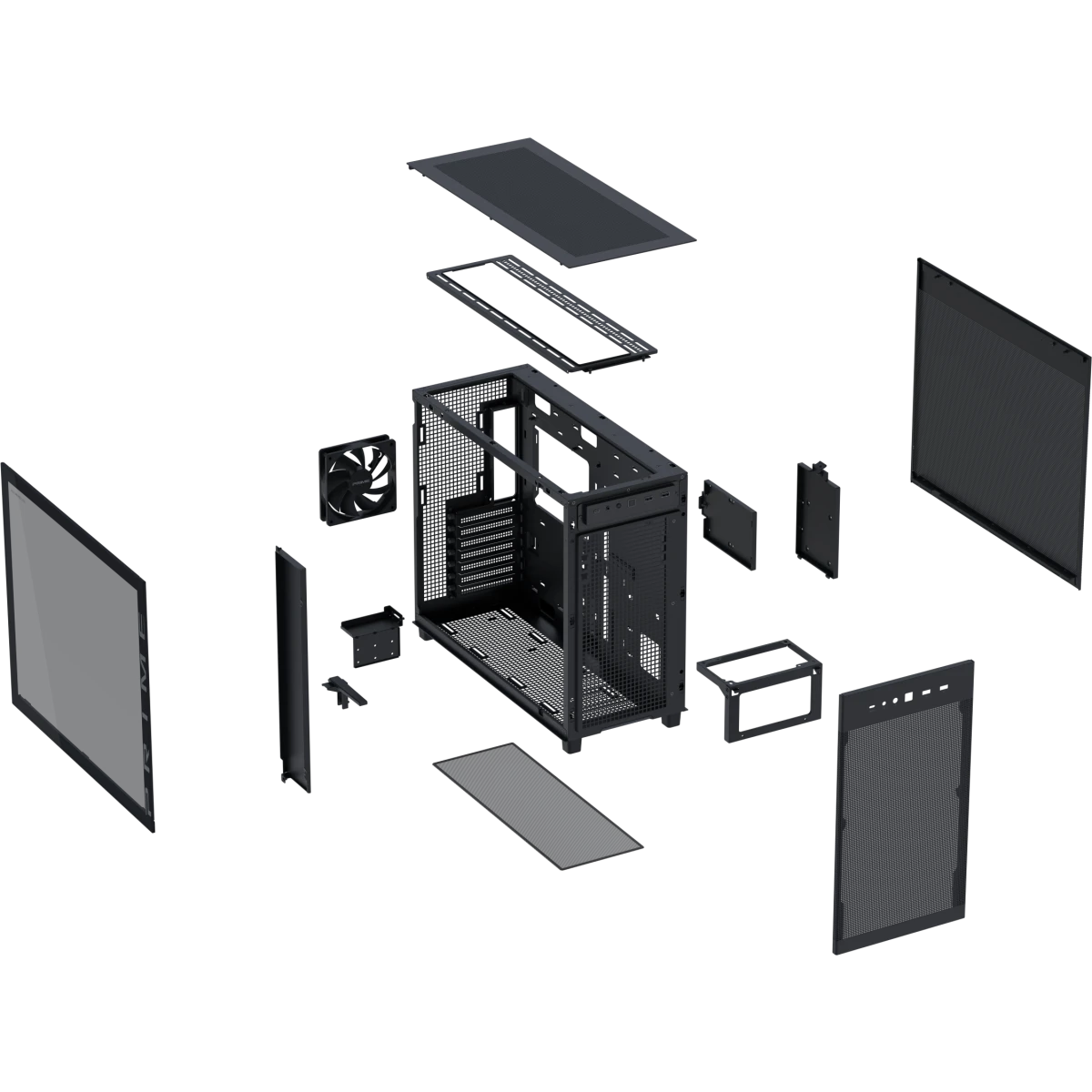 Datoru korpuss ASUS PRIME AP303 BLACK (90DC00V0-B39010) - foto 5