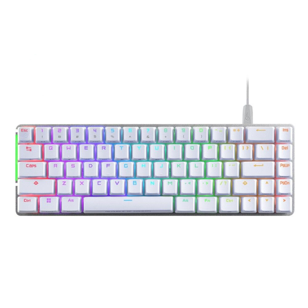 Tastatūra ASUS ROG Falchion Ace White (90MP0346-BKFA10)