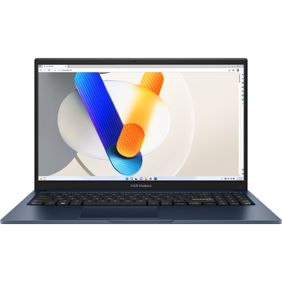 Portatīvais dators ASUS Vivobook 15 X1504VA-ISCBQ5352W Core-7 150U 24GB DDR5 1TB SSD W11H Blue (90NB13Y1-M02ZX0) - foto 2