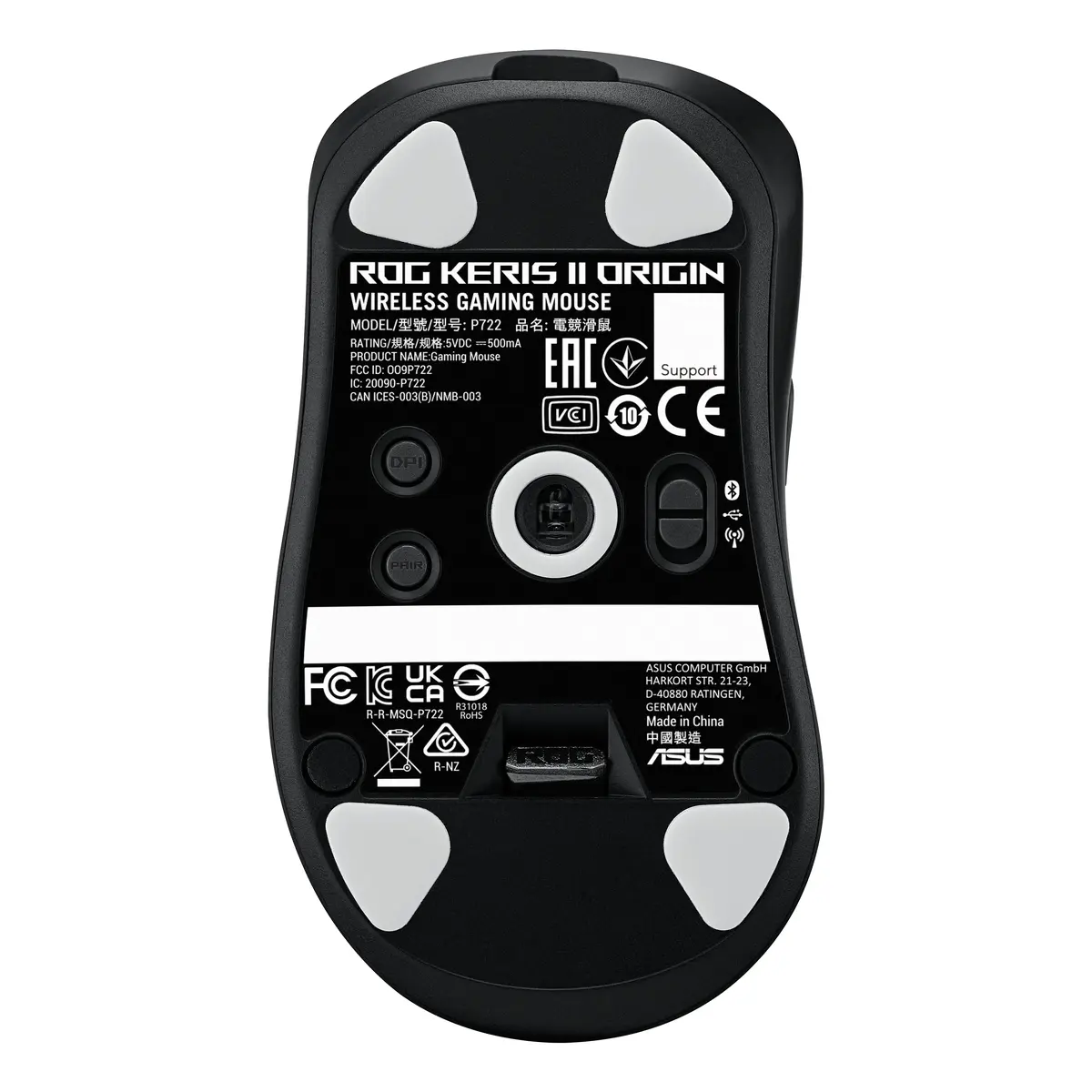 Pele ASUS ROG Keris II Origin BLK 42000 DPI Black (90MP04A0-BMUA00) - foto 2