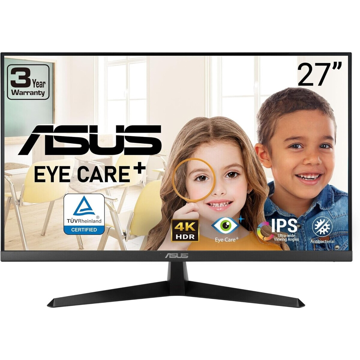 Écran ASUS VY27UQ 27" Black (90LM09U3-B01170)