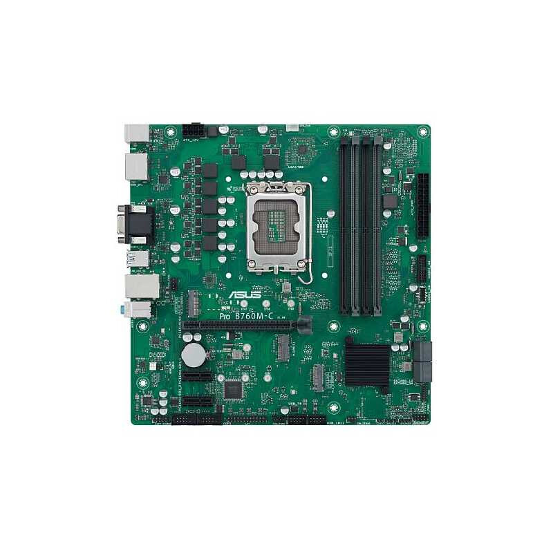 Pamatplate ASUS PRO B760M C CSM Green (90MB1DX0-M1EAYC)