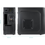 Datoru korpuss TooQ Prisma Ultra 500W Black (TQC-5701-SP)