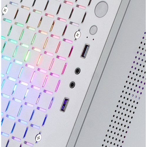 Datoru korpuss Mars Gaming MC-Core RGB White (MCCOREW) - foto 3