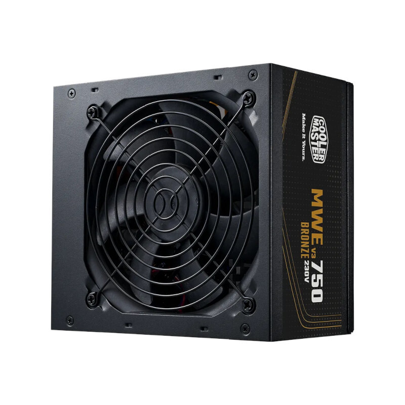 Barošanas bloks Cooler Master MWE Bronze V3 750W Black (MPE-7501-ACABW-3BEU)