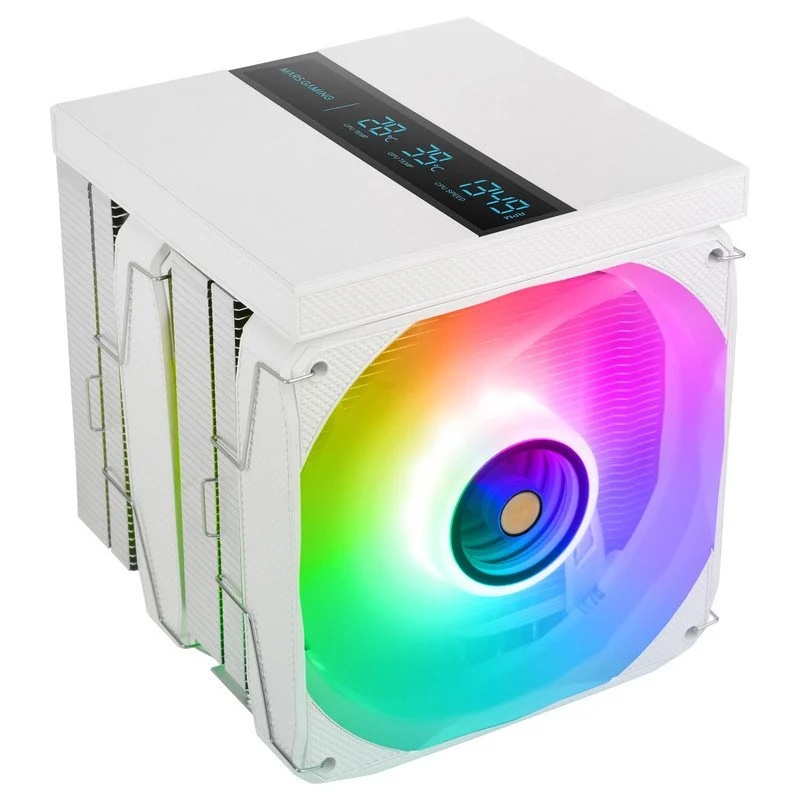 Procesoru dzesētājs Mars Gaming MCPU-LCDPro RGB White (MCPULCDPROW)